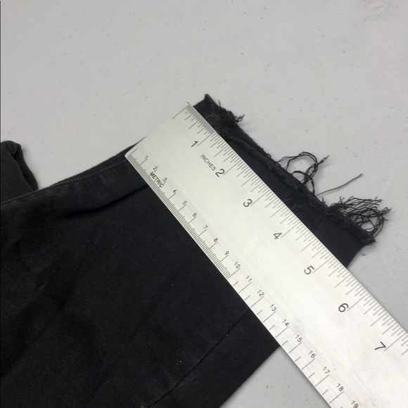 OLD NAVY BLACK ROCKSTAR SUPER SKINNY ANKLE JEANS 18/34x28 ⭐️ - Picture 12 of 12